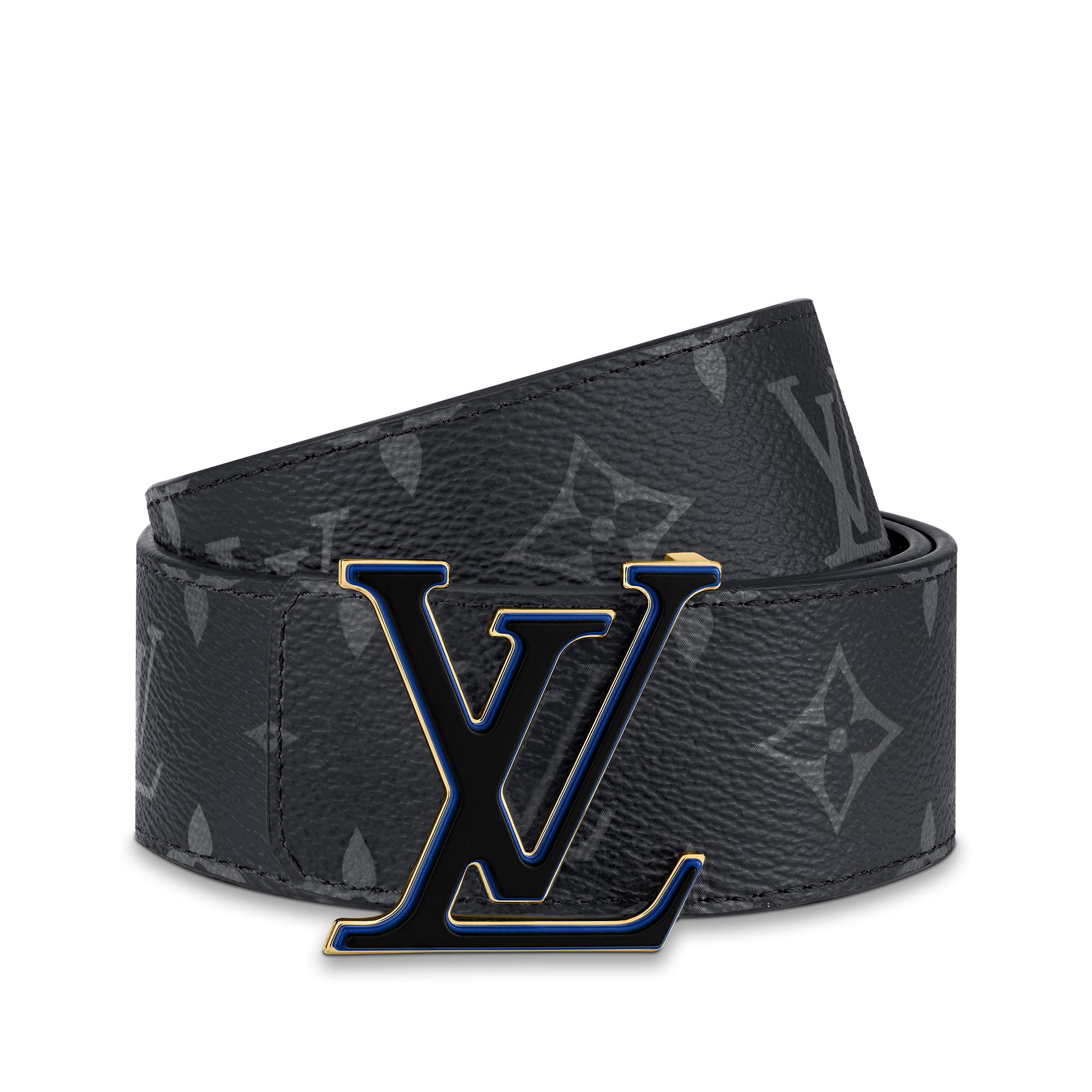 LV 3 Steps 40mm Reversible Belt Monogram Eclipse Canvas - Men